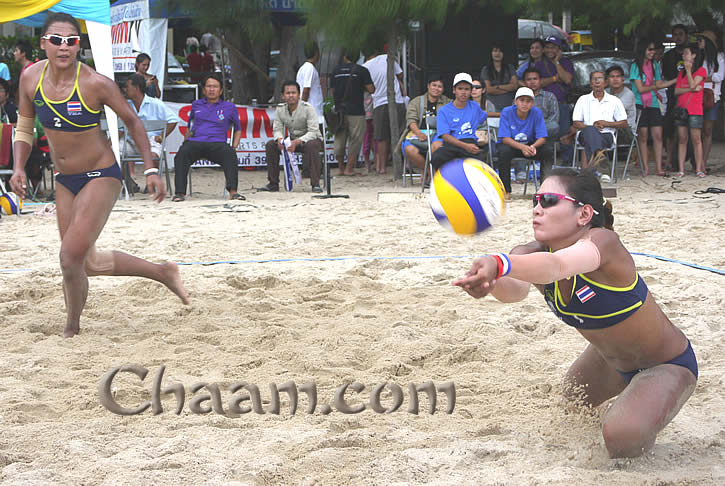Beach volleyball qualification southeas asia for Olympic games 2012 at Cha-Am beach