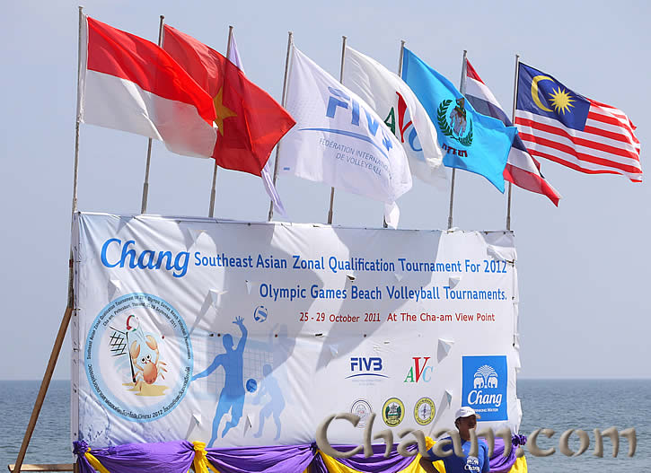 Beach volleyball Qualification tournament south east asia in Cha-Am for Olympic games 2012 in London