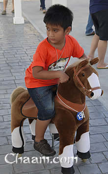 Ponycycles in Santorini Park Cha-Am Thailand