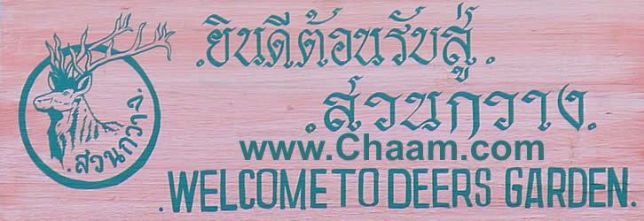 Welcome to deers garden in Acient Siam