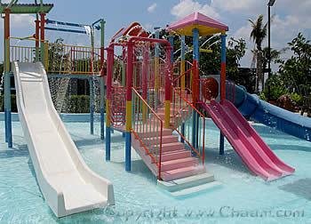 Children water slide Black Mountain