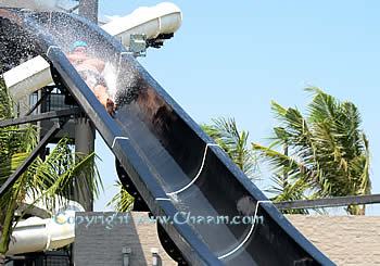 High speed water slides in Thailand