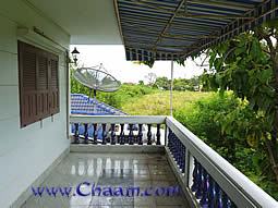 Balcony with view on the Gulf of Thailand