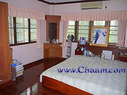 Sleeping Room in Villa with many windows