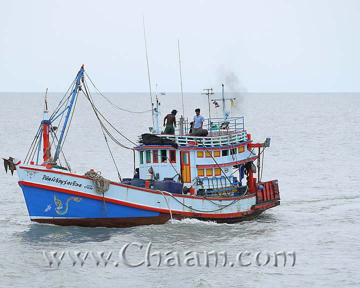 Traditional Thai fishing boat