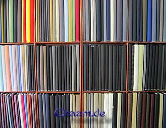 Fabrics for suits in Cha-Am Thailand