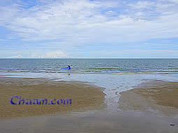 View from your land in Cha-Am to the ocean