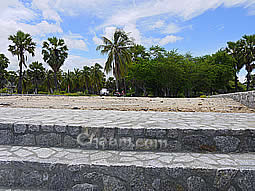 Stone stairs to the beach