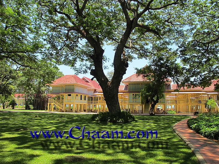 Shadow of trees in the palace from Rama VI