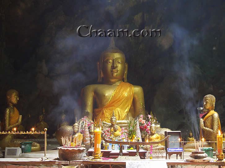 Gautama Siddharte Buddha incense stick smoke